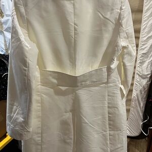 Banana Republic Women’s Long Blazer Coat – Ivory/Cream – Size small